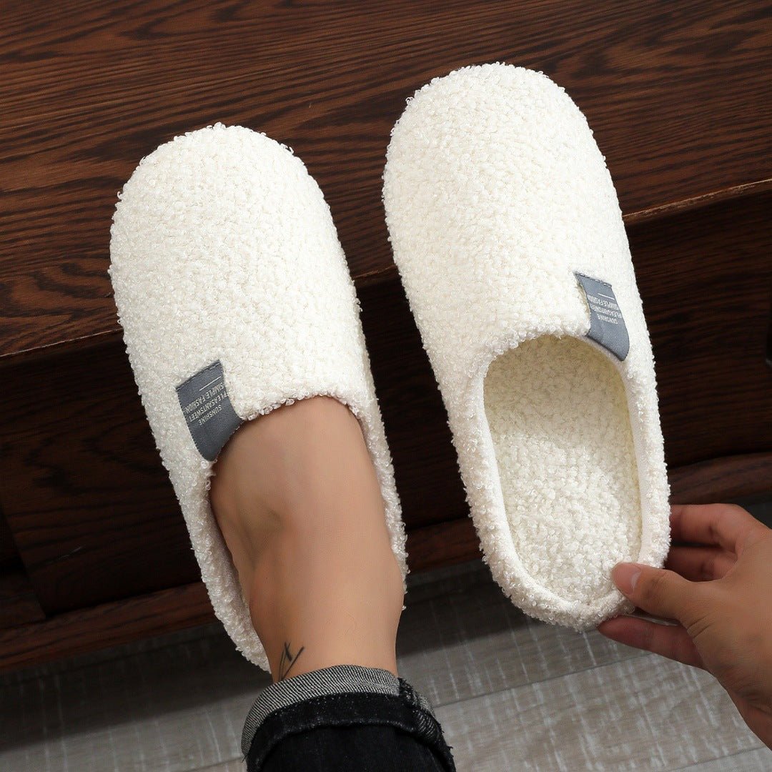 Simple, Lightweight And Silent Indoor Couple Slippers - Babyvera