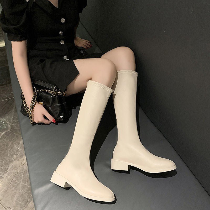Slimming Rider Boots Korean - Style Stretchy Figure - Hugging Womens Boots - Babyvera