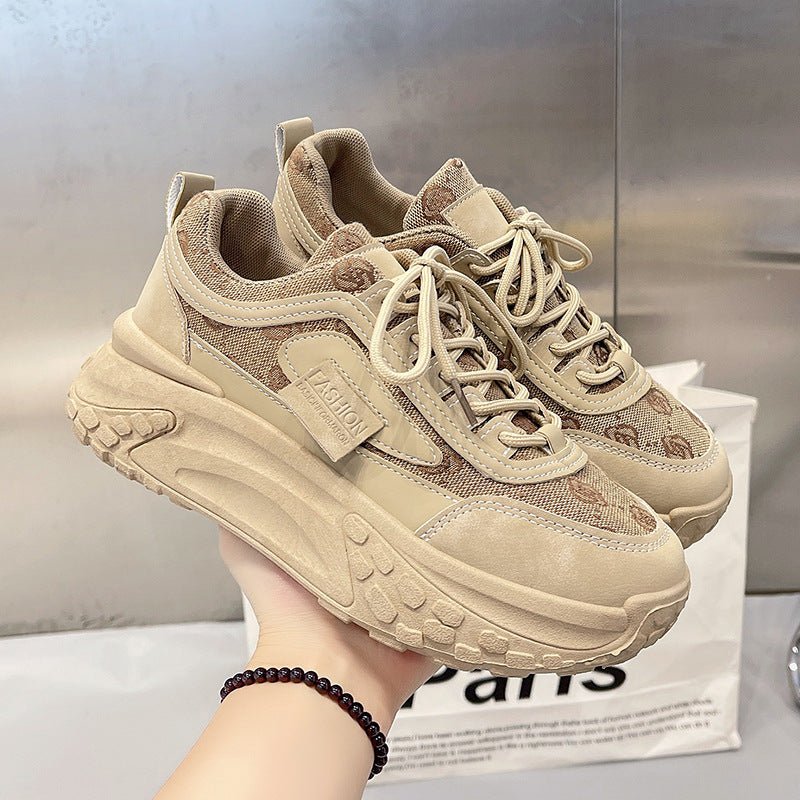 Spring New Breathable All - matching Platform Running Shoes Women - Babyvera