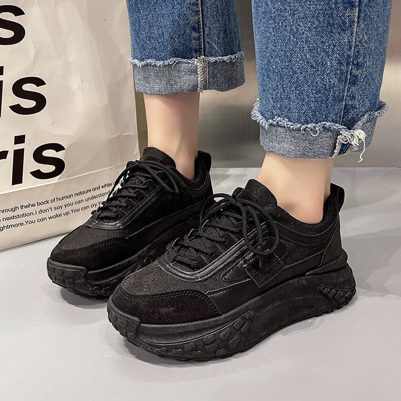 Spring New Breathable All - matching Platform Running Shoes Women - Babyvera