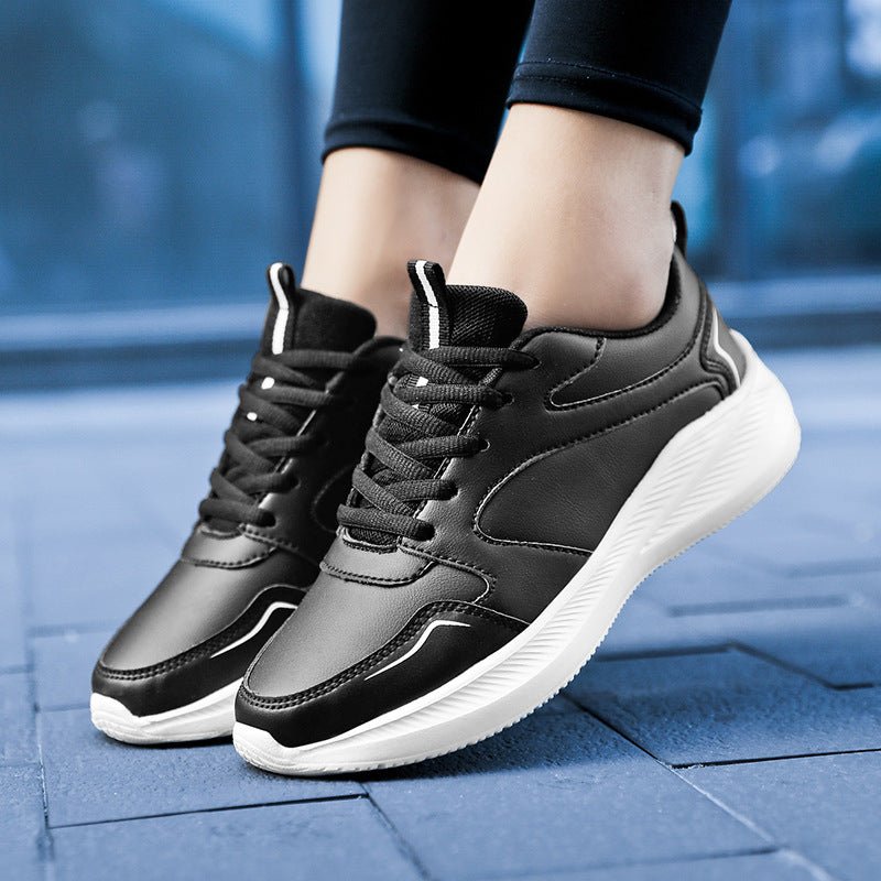 Waterproof Leather Soft Bottom Casual Sneaker Women - Babyvera
