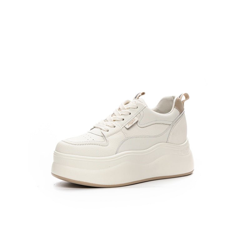 Wedge Platform Thick Bottom Inner Height Increasing Casual Shoes - Babyvera