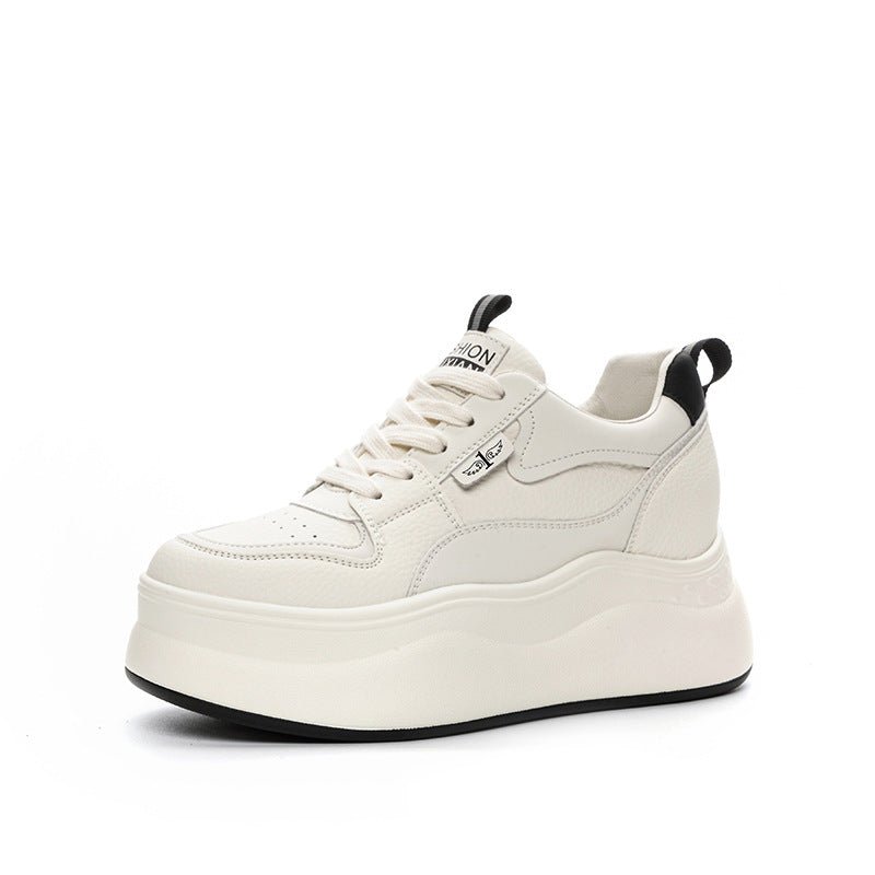 Wedge Platform Thick Bottom Inner Height Increasing Casual Shoes - Babyvera