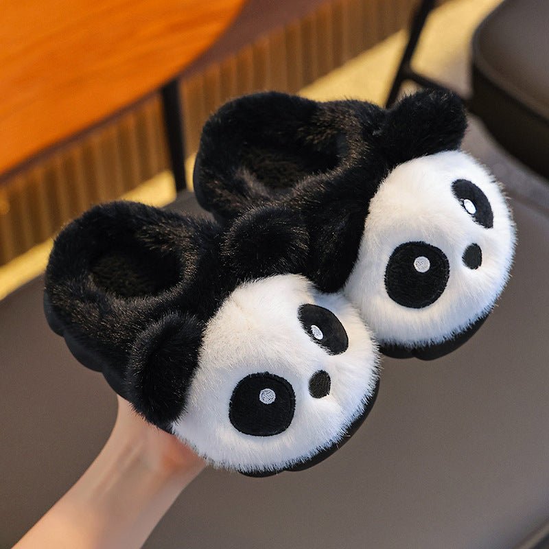 Winter Cotton Slippers For Children Warm And Fleece - lined Cotton Shoes - Babyvera