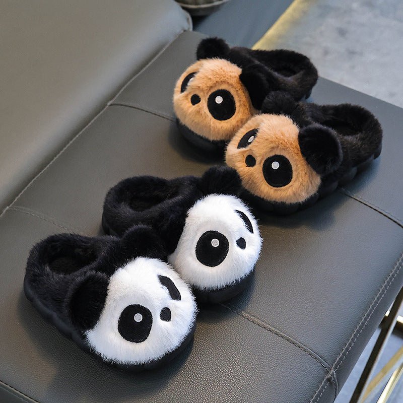 Winter Cotton Slippers For Children Warm And Fleece - lined Cotton Shoes - Babyvera