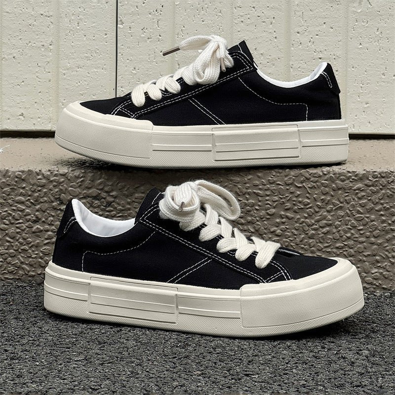 Women's Canvas Platform Casual Sports Skate Shoes - Babyvera