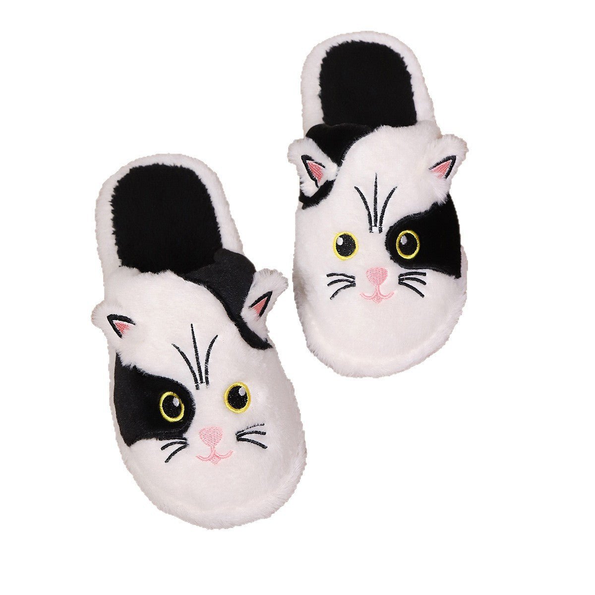 Women's Cotton Slippers Minimalist Design Winter Cartoon Pattern - Babyvera