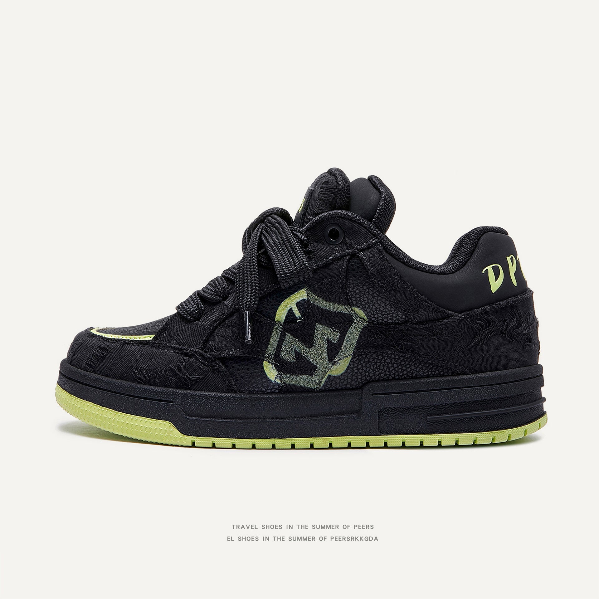 Women's Creative All - match Printed Flat Sneakers - Babyvera