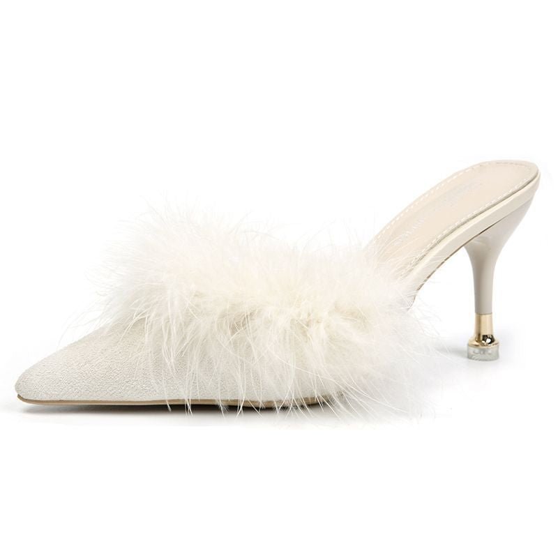 Women's Fashionable And Versatile Pointed - toe Slippers - Babyvera