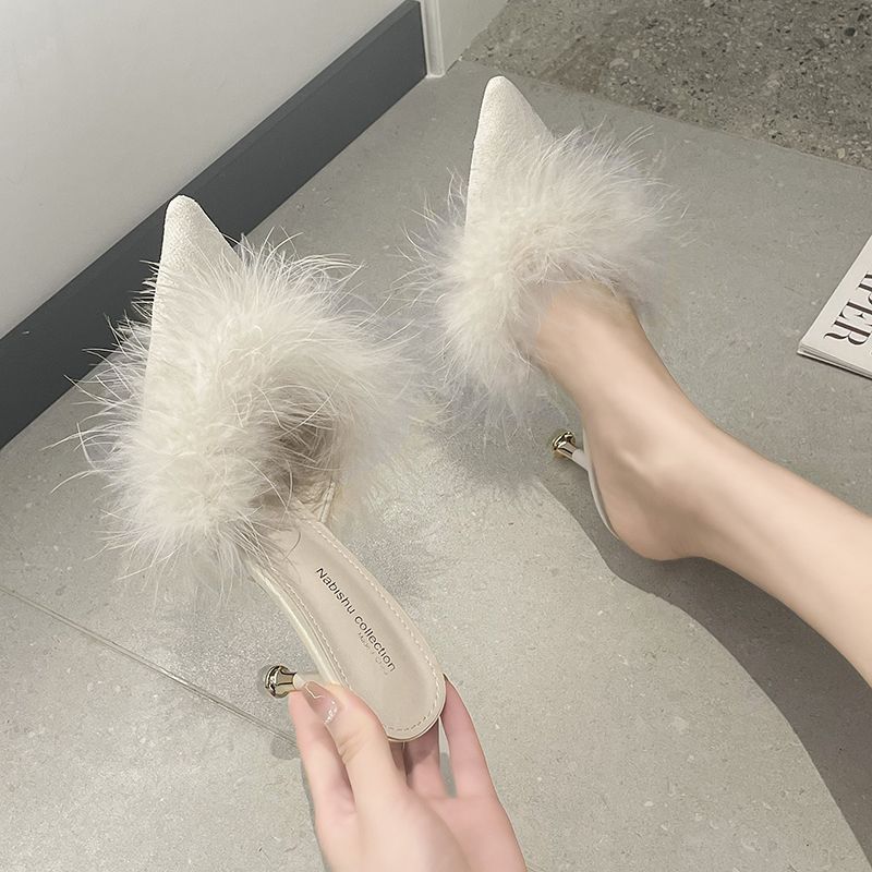 Women's Fashionable And Versatile Pointed - toe Slippers - Babyvera