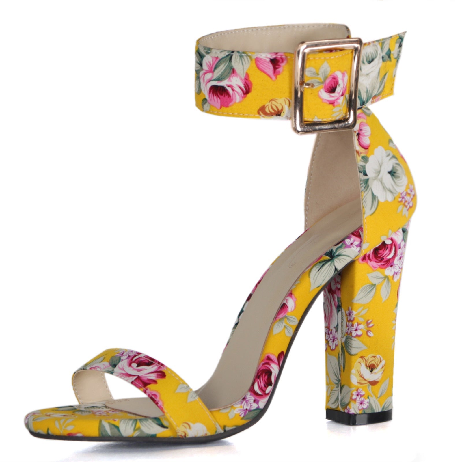 Women's Open Toe Hollow Fashion Pattern Thick High Heel Sandals - Babyvera