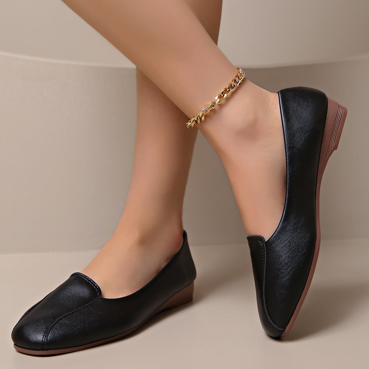 Women's Shallow - toed Flat Sandals - Babyvera
