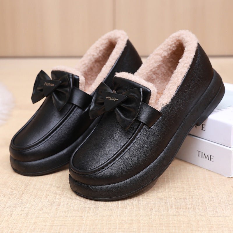 Women's Waterproof Non - slip Warm And Fleece - lined Cotton Shoes - Babyvera