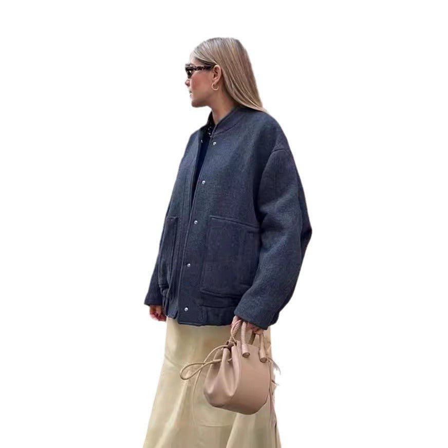 Woolen Coat For Women Korean Style - Babyvera